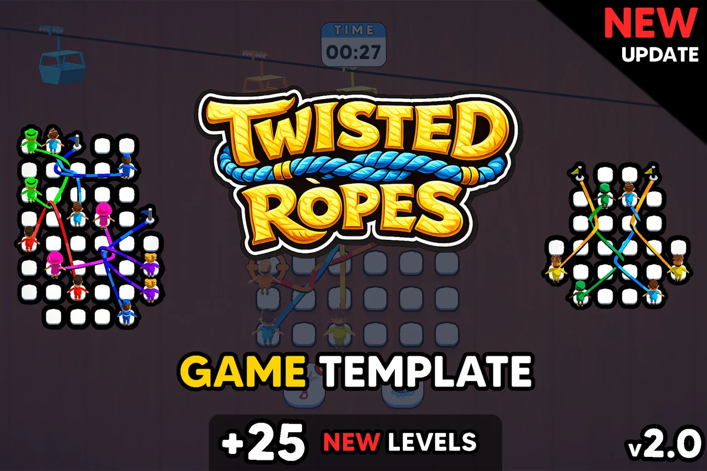 Twisted Ropes — rope puzzle template